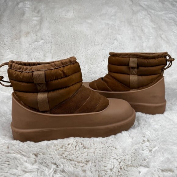 UGG Classic Mini Pull-On 3M Weather Slip On Boots Chestnut Brown Mens Size 9 US main image 4